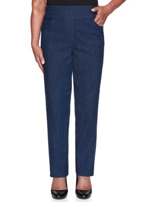 Alfred Dunner Petite Denim Friendly Proportioned Super Jeans | belk