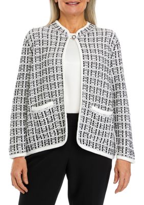 Women's Textured Knit Jacket