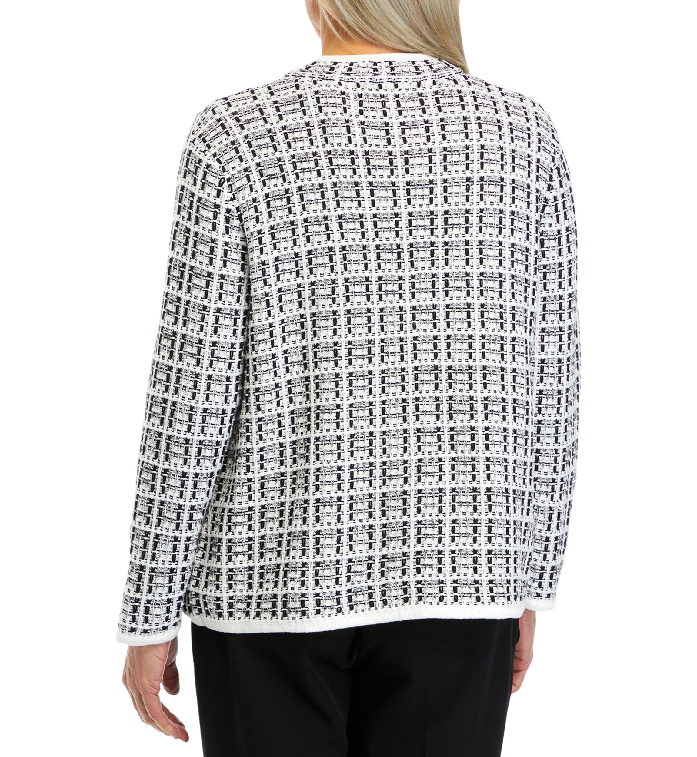 Womens Textured Knit Jacket
