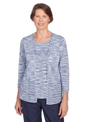 Women's Fresh Start Space Dye 2Fer Top