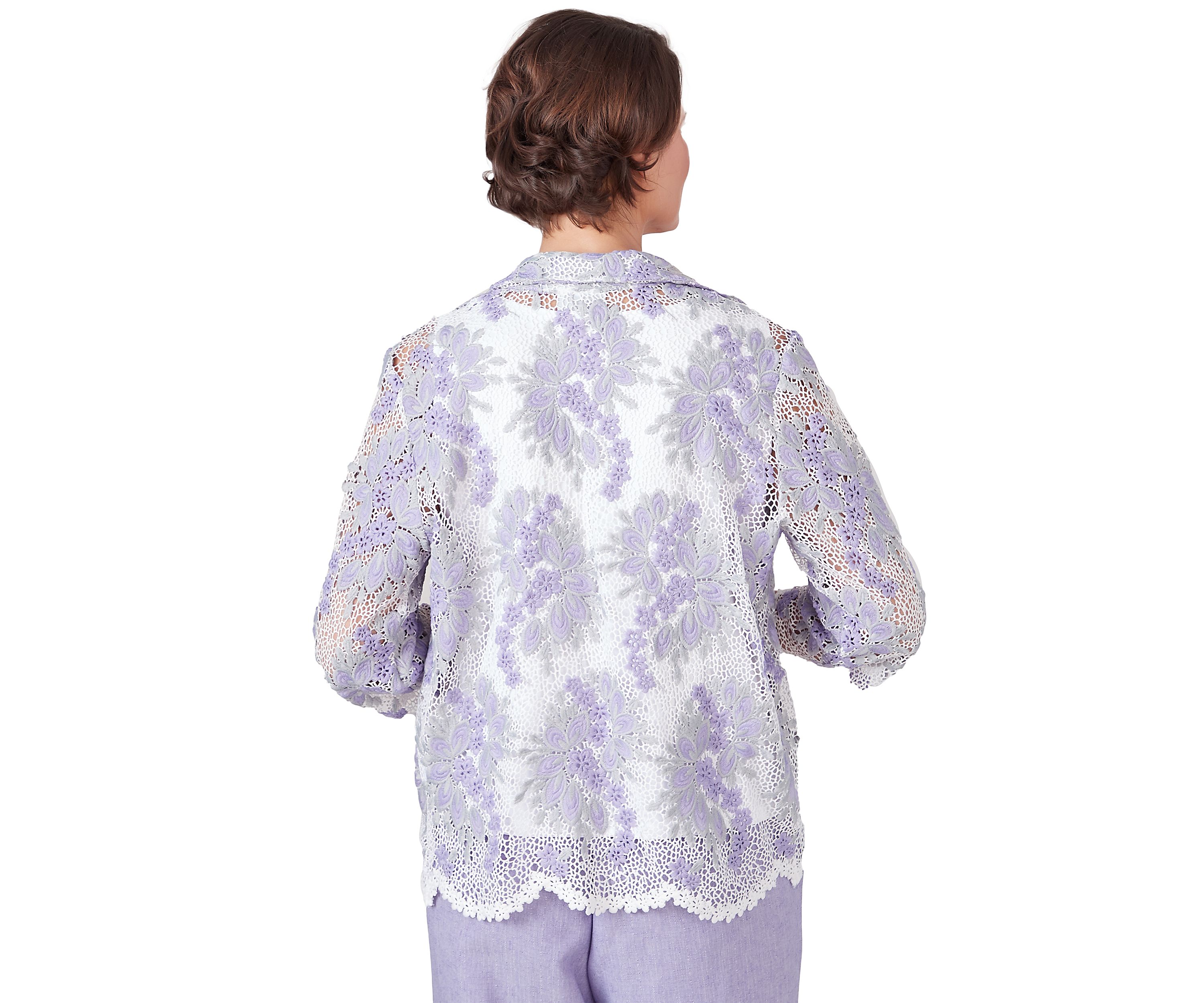 Womens Isnt It Romantic Floral Lace Two for One Top