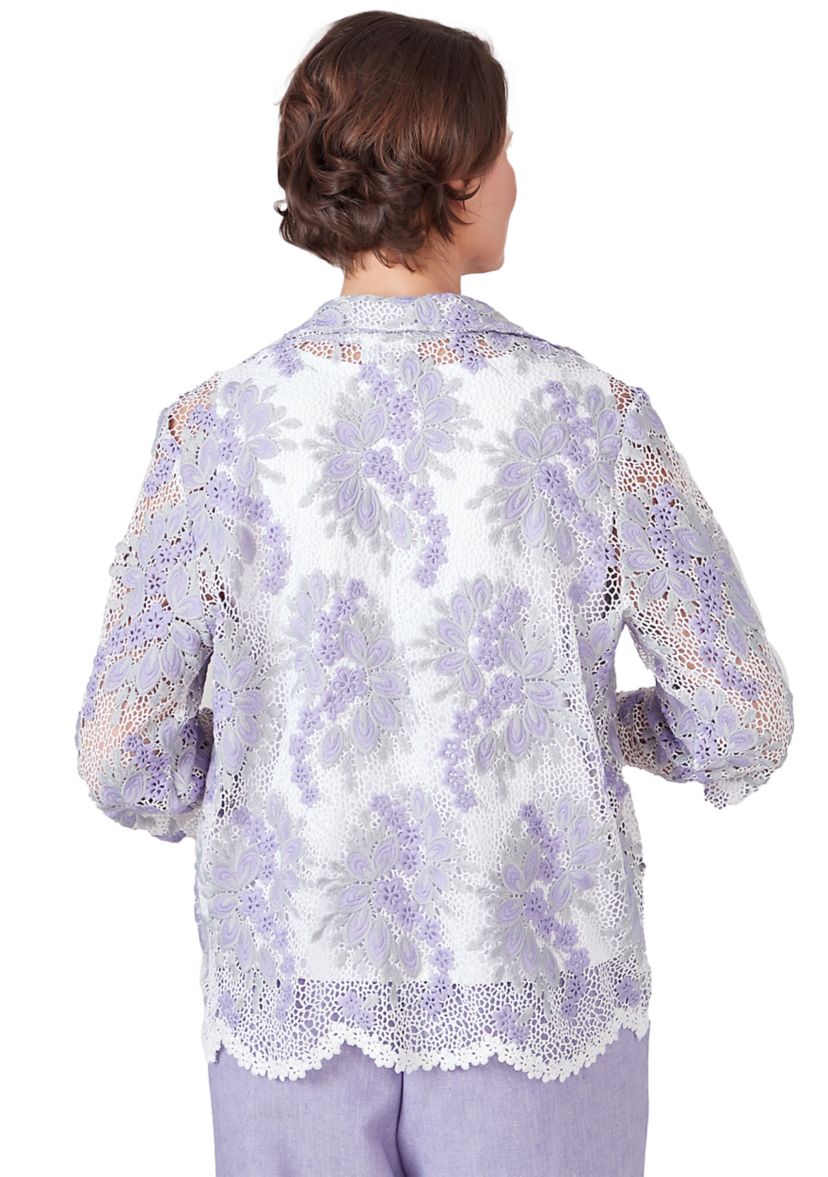 Womens Isnt It Romantic Floral Lace Two for One Top