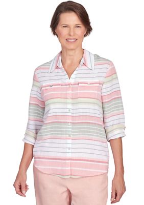 Women's English Garden Stripe Shirt