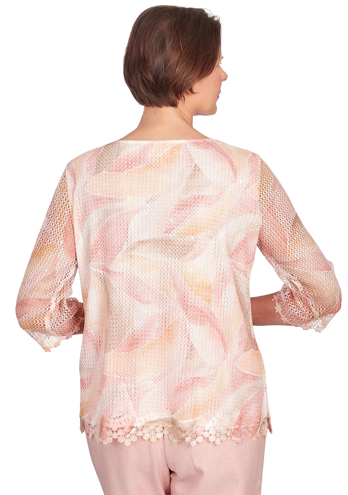 Petite English Garden Stained Glass Mesh Top