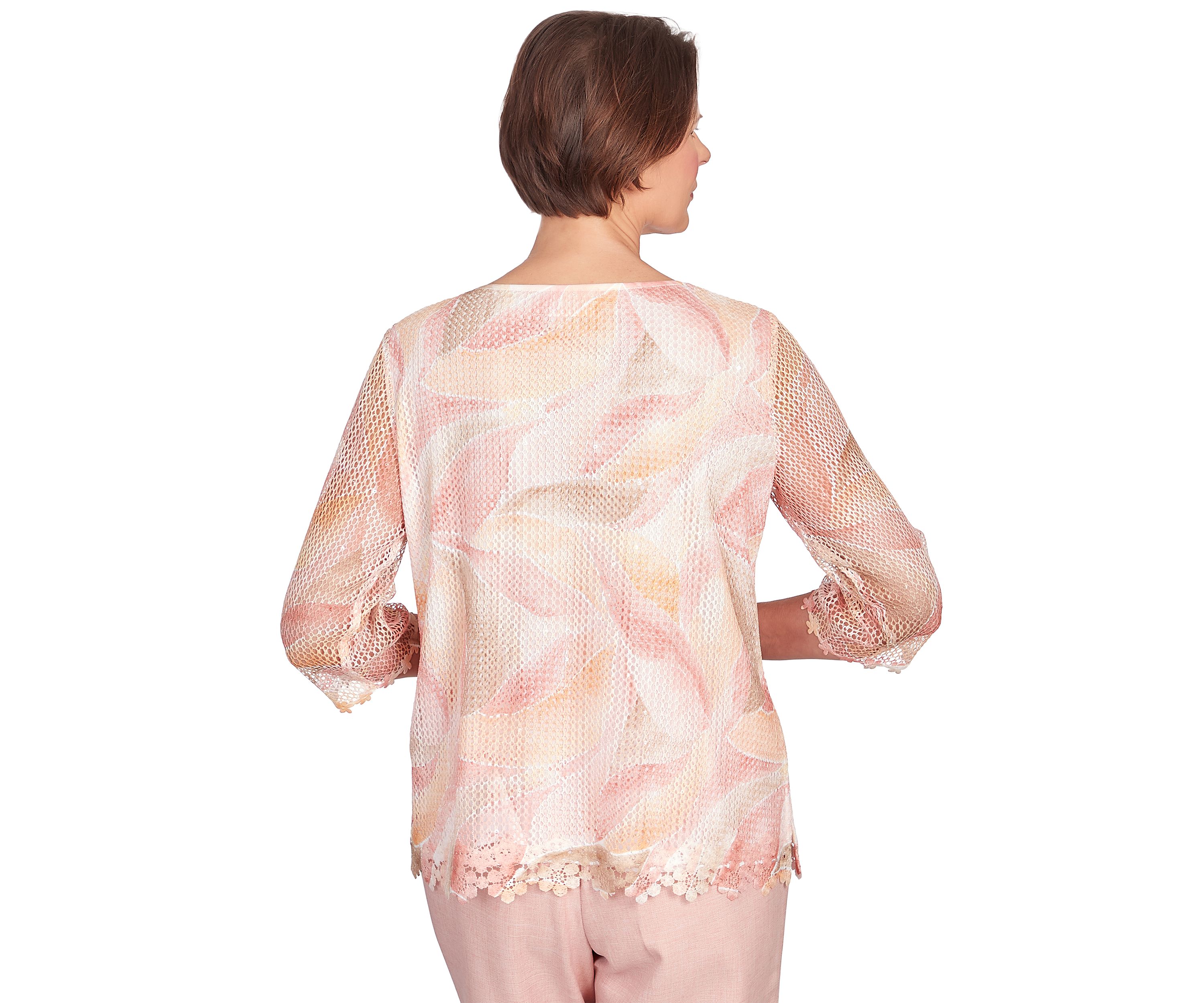 Petite English Garden Stained Glass Mesh Top