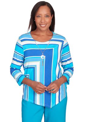 Women's Tradewinds Spliced Stripe Top