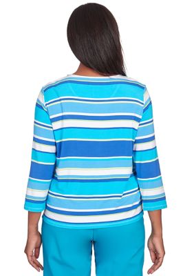 Women's Tradewinds Spliced Stripe Top