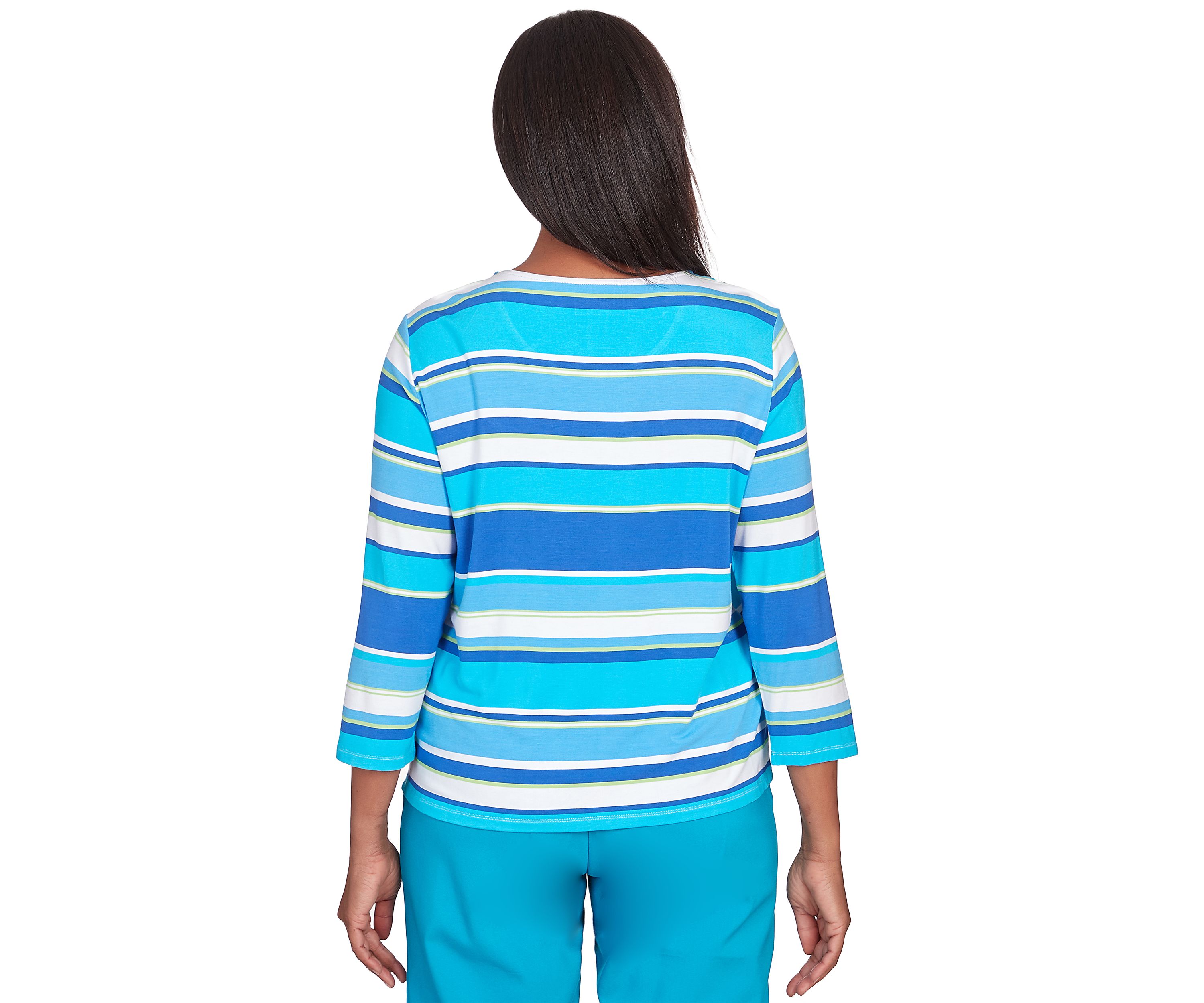 Womens Tradewinds Spliced Stripe Top