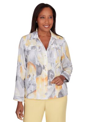 Petite Charleston Watercolor Abstract Jacket