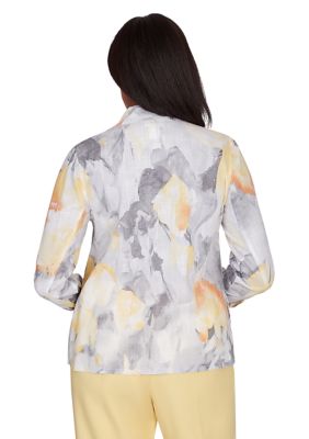 Petite Charleston Watercolor Abstract Jacket