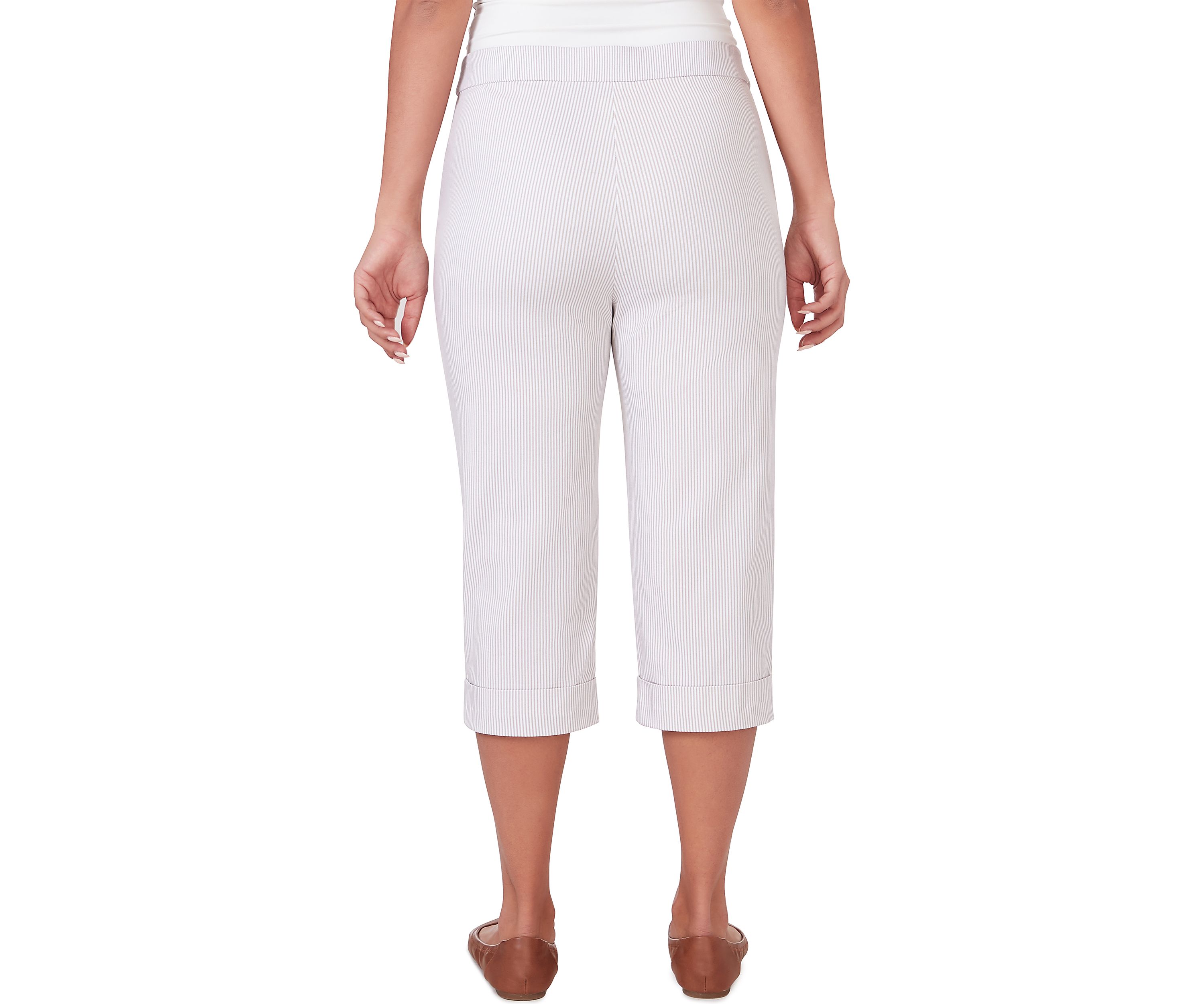 Womens Garden Party Stripe Clamdigger Pants