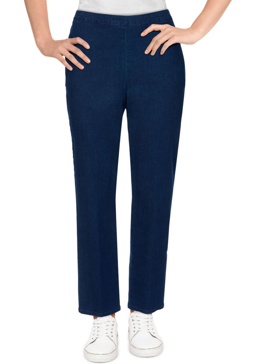 Womens Bryce Canyon Denim Straight Leg Medium Length Pants
