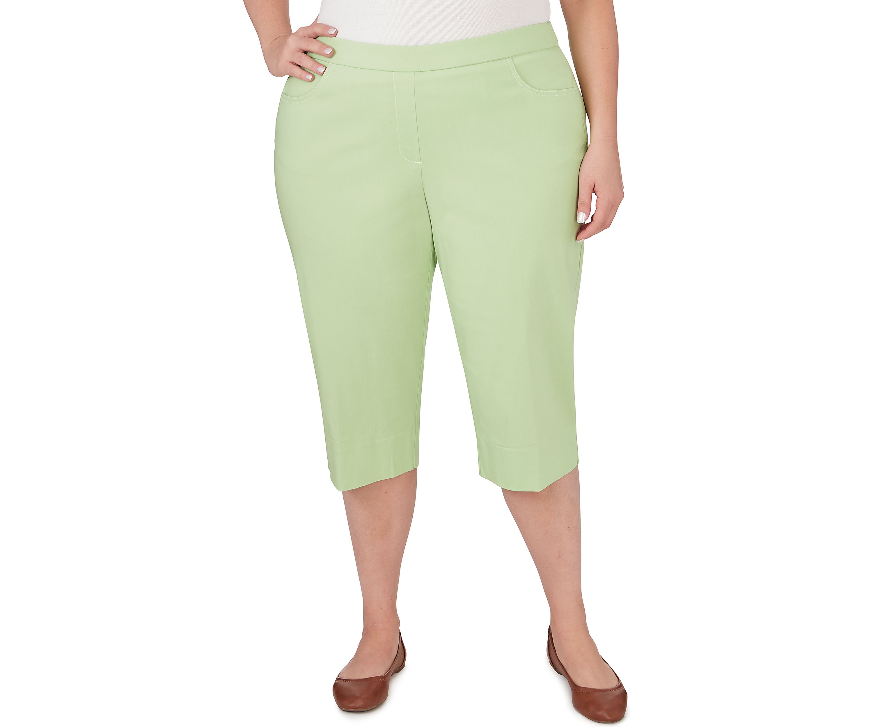 Plus Size Miami Beach Clamdigger Pants