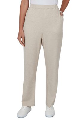 Alfred Dunner Women's Petite Luxe Be A Lady Proportioned Medium Pants
