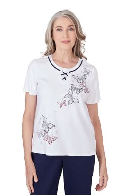 Women's All American Butterfly Heat Set Blouse