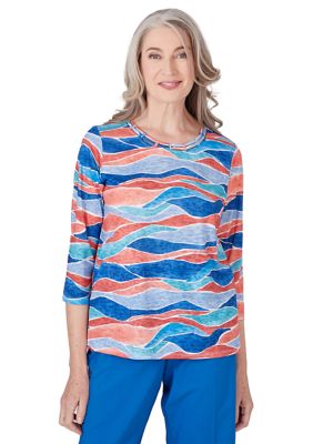 Women's Neptune Beach Waves Burnout Top