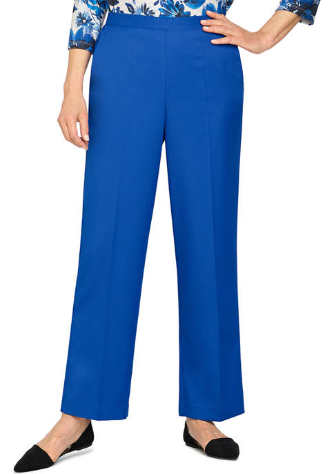 Alfred Dunner Womens Battery Park Proportioned Medium Pants