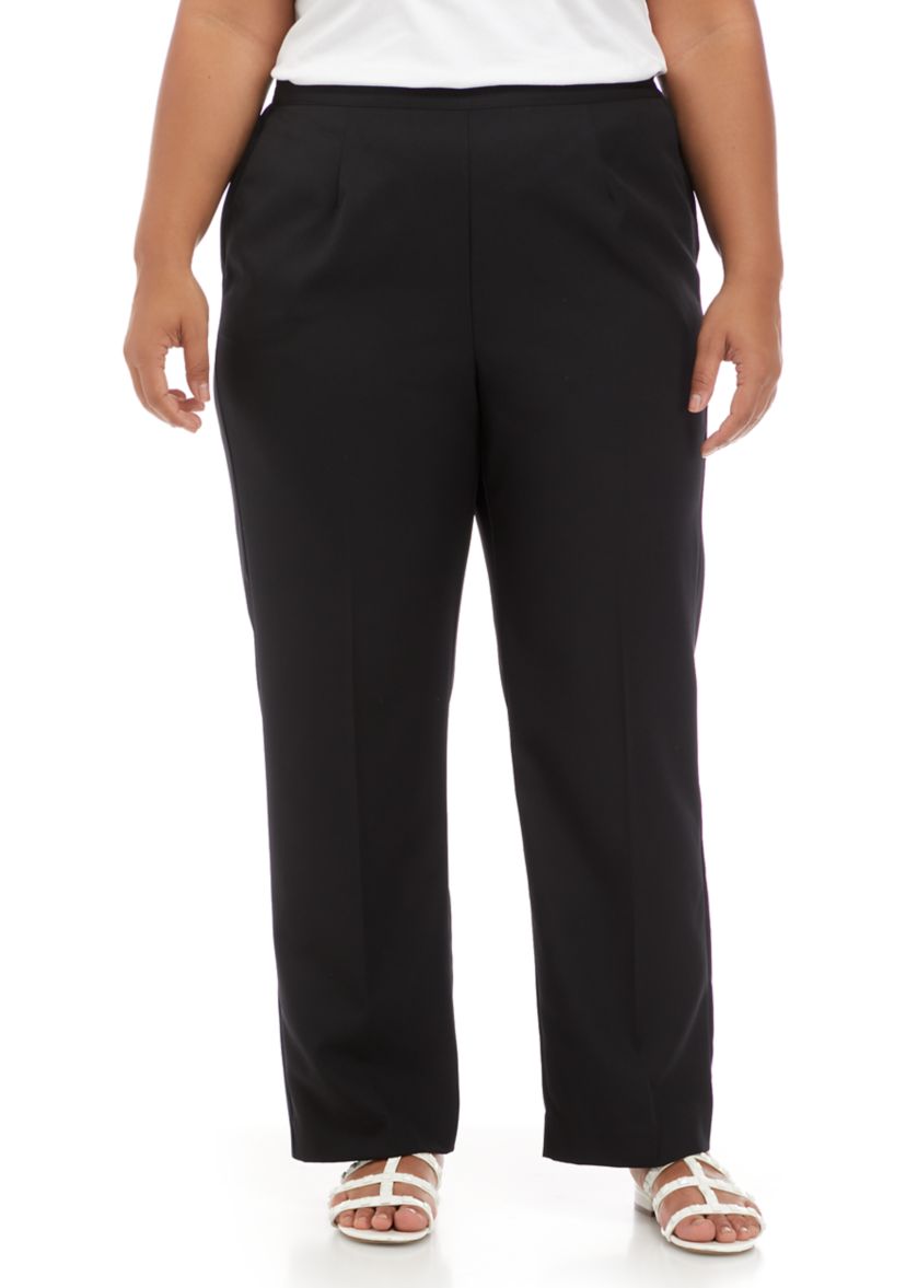 Plus Size Battery Park Proportion Short Pull On Pants