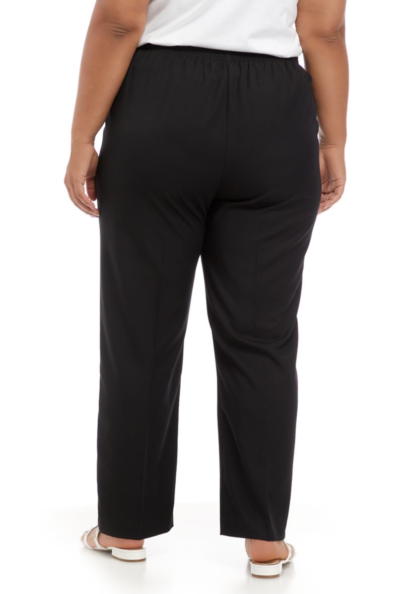 Plus Size Battery Park Proportion Short Pull On Pants