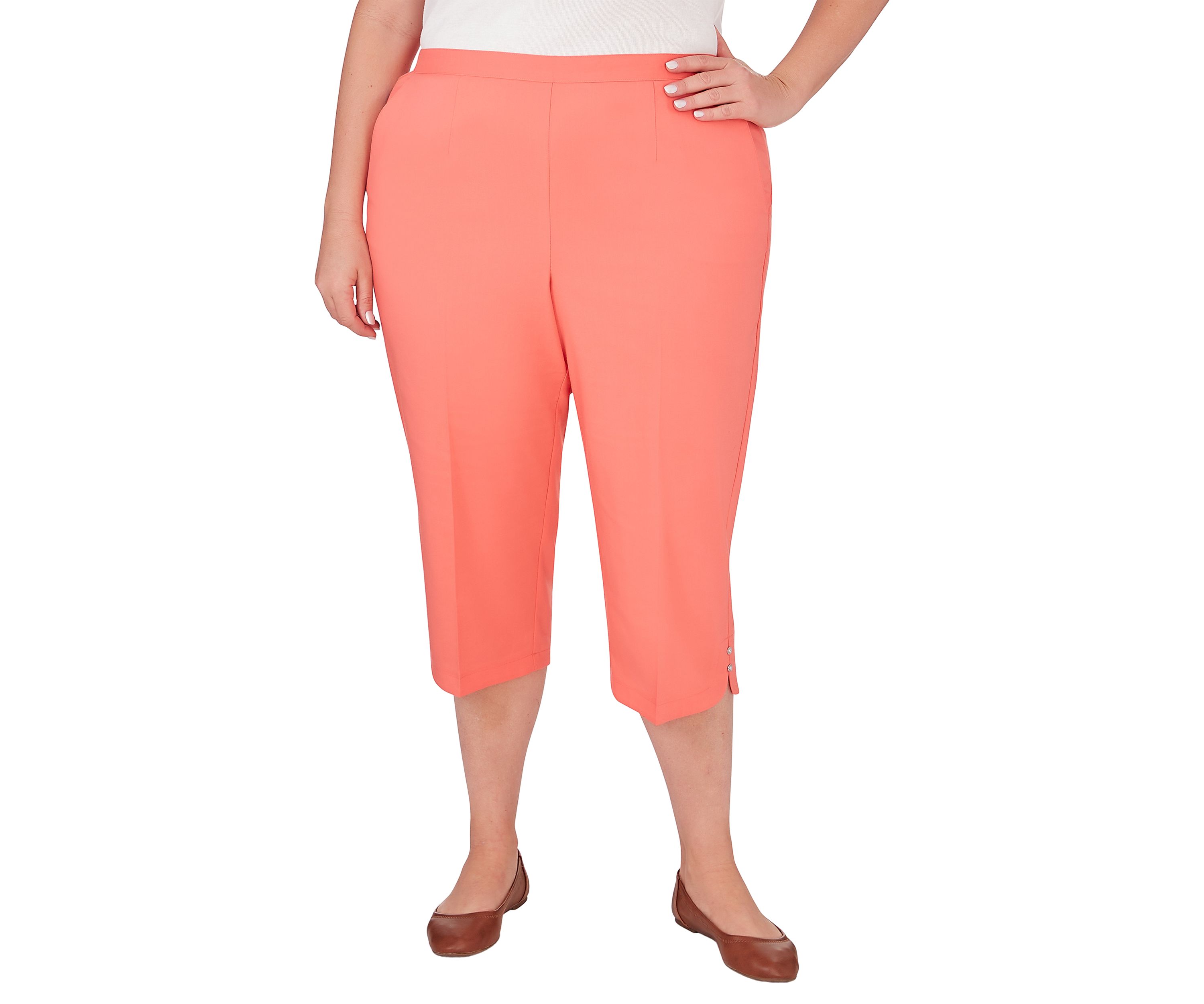 Plus Size Neptune Beach Capri Pants