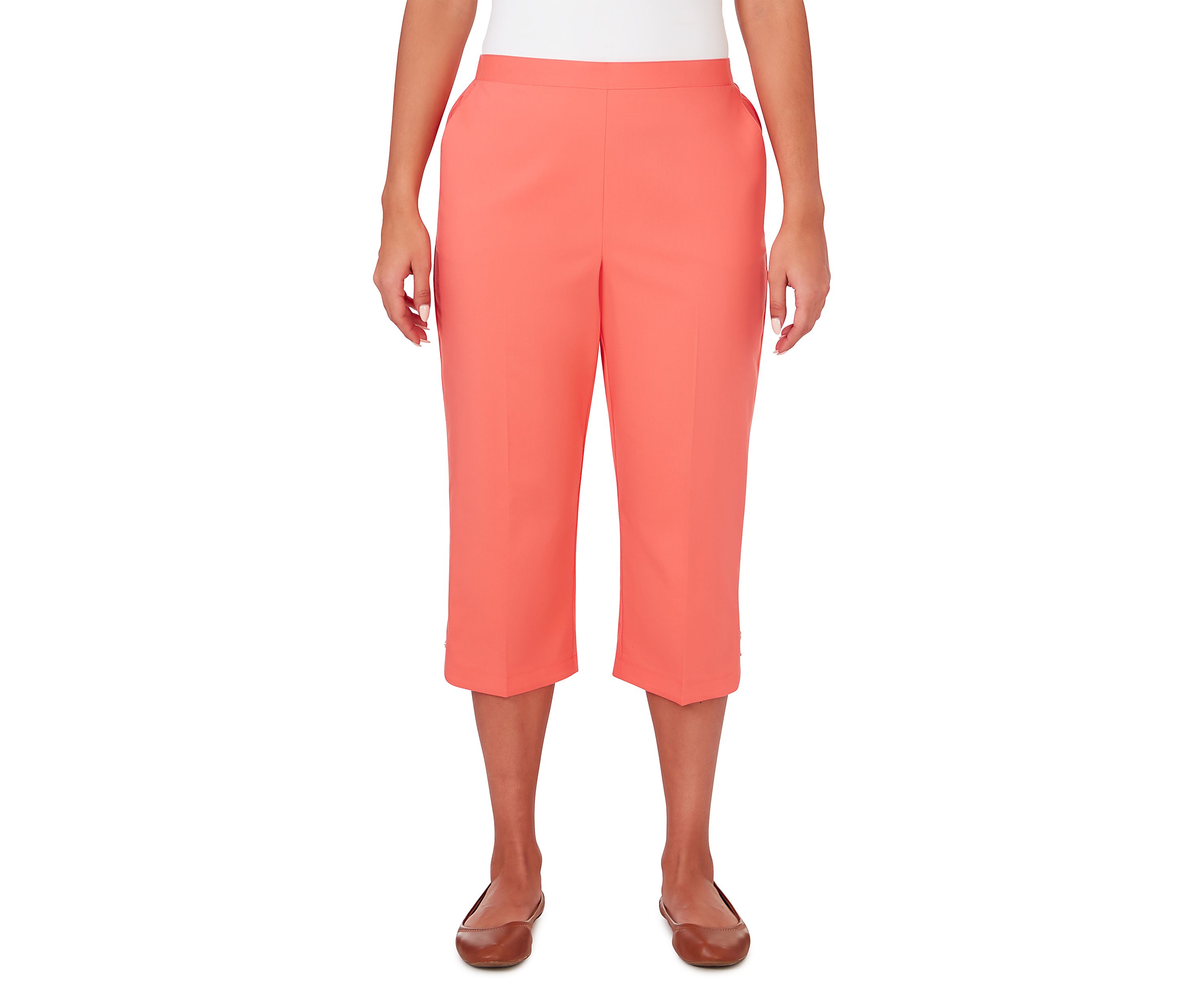 Petite Neptune Beach Capri Pants