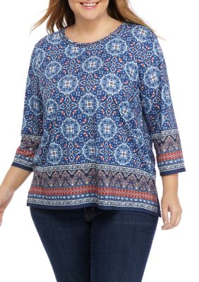 Alfred Dunner Plus Size Tops | belk