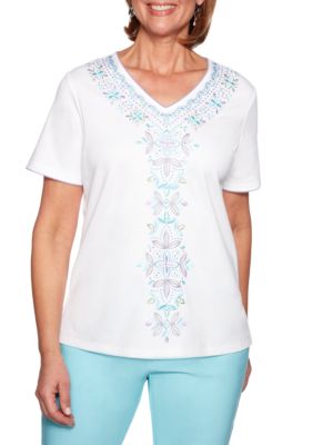 Kasper Petite Lace Sleeveless Top | belk