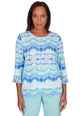 Women's Hyannisport Tie Dye Biadere Top