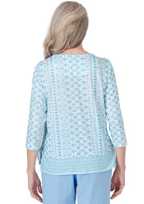 Women's Hyannisport Geo Border Top