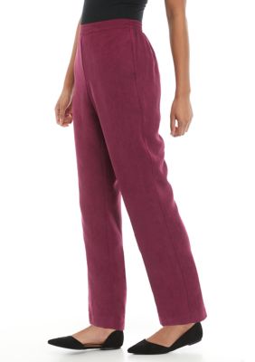 Petite Suede Pants