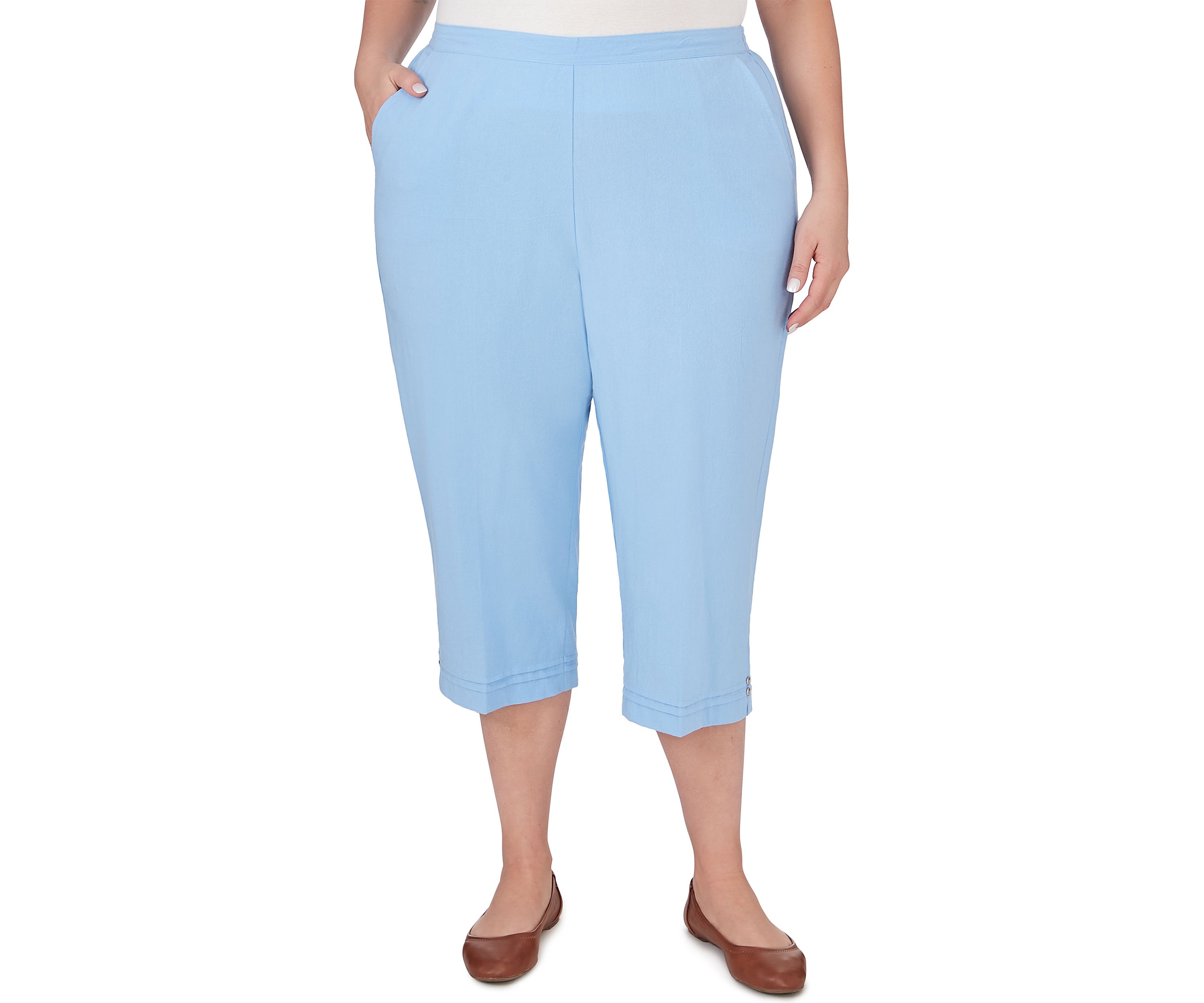 Plus Size Hyanni Sport Capri Pants