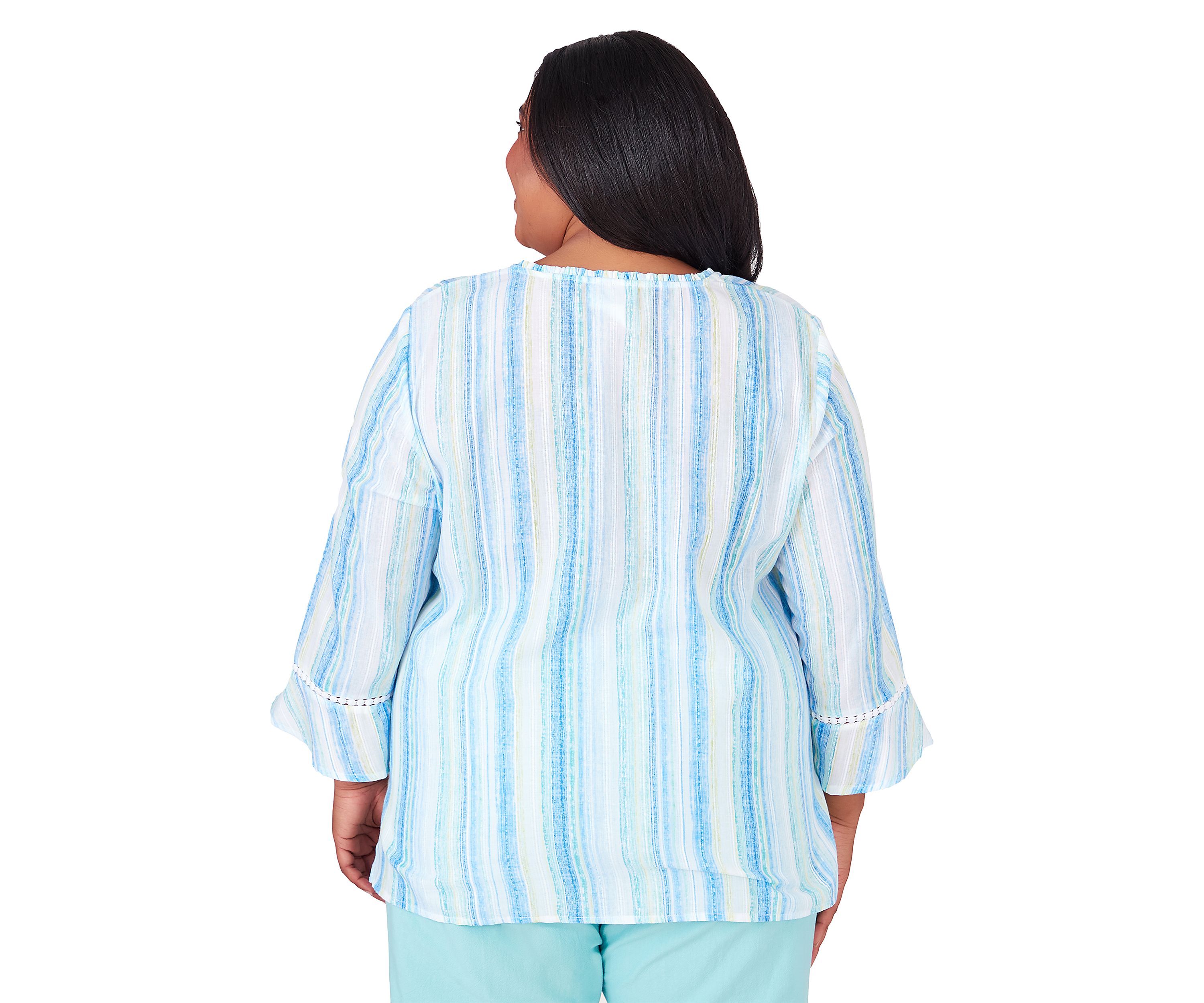 Plus Size Hyannis Port Stripe Top