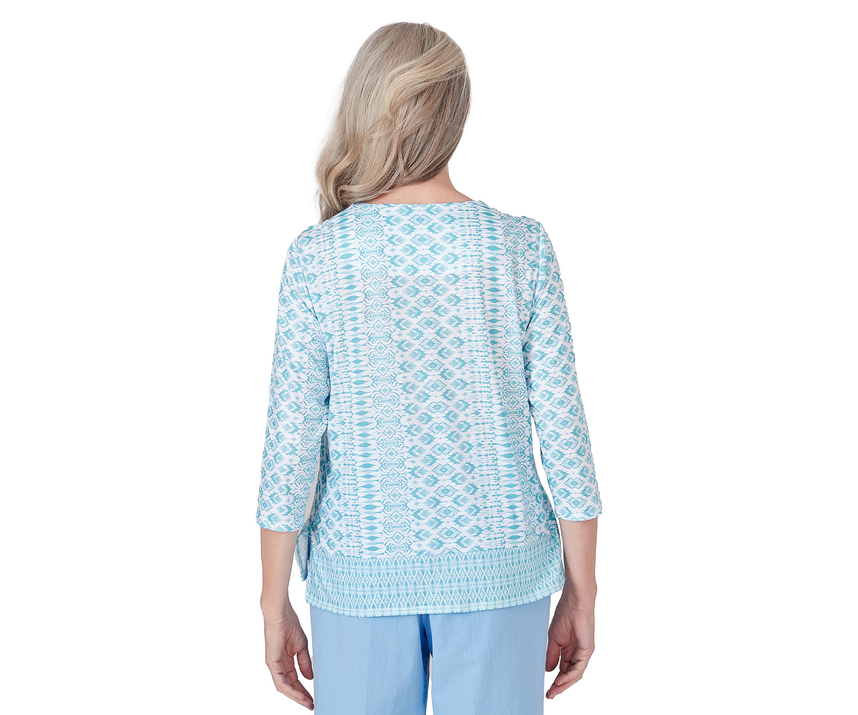 Petite Hyannisport Geo Border Top