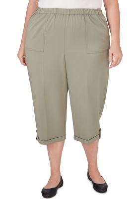 Plus Tuscan Sunset Capri Pants