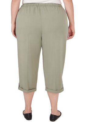 Plus Tuscan Sunset Capri Pants