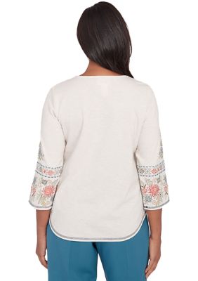 Women's Sedona Sky Embroidered Yoke & Sleeves