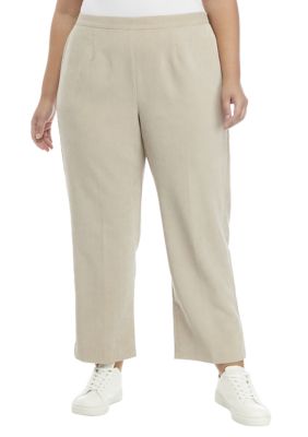 Plus Proportioned Short Corduroy Pants