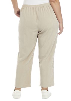 Plus Proportioned Short Corduroy Pants