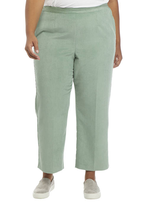Alfred Dunner Plus Size Corduroy Pants