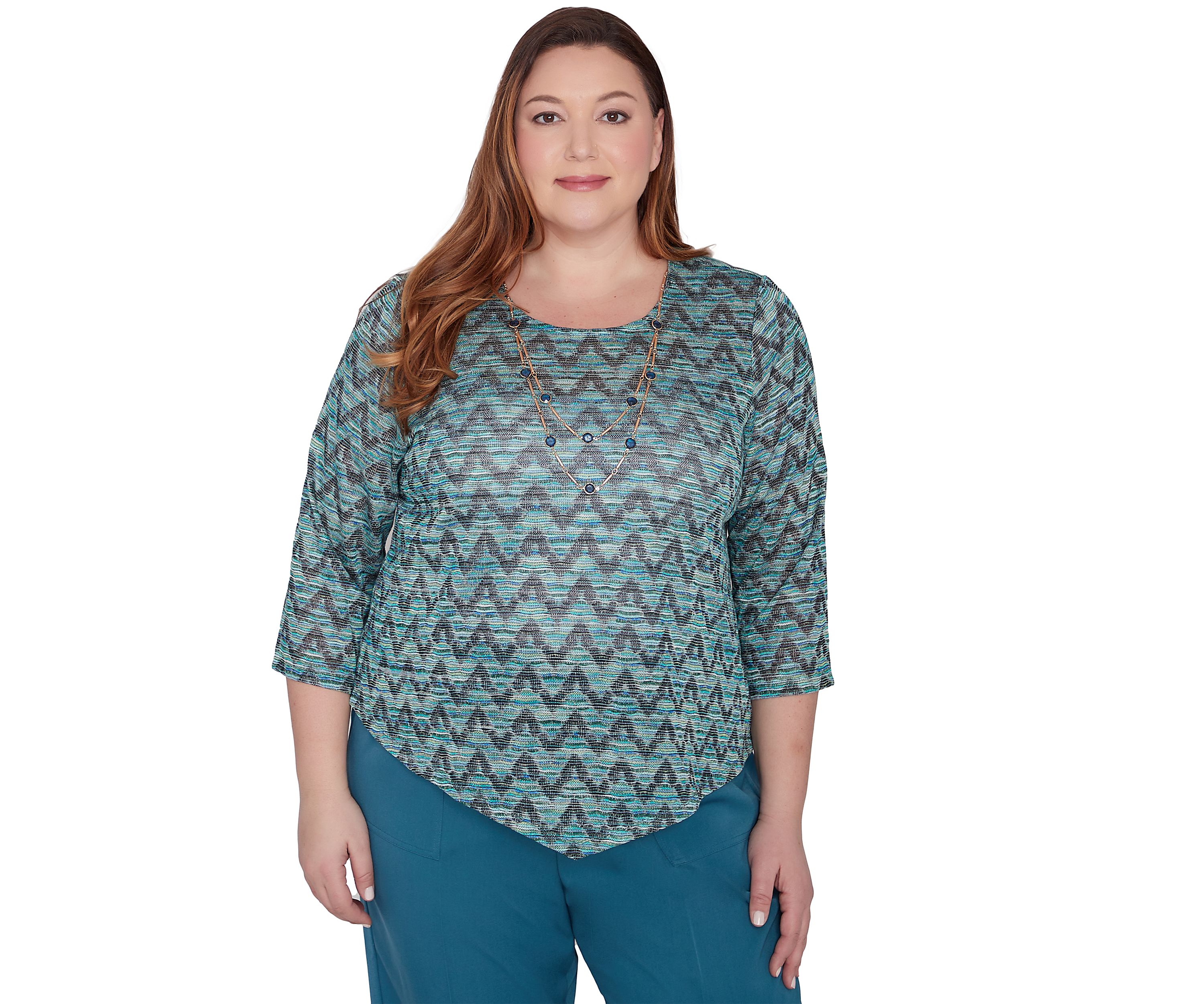 Plus Size Sedona Sky Novelty Space Dye Top