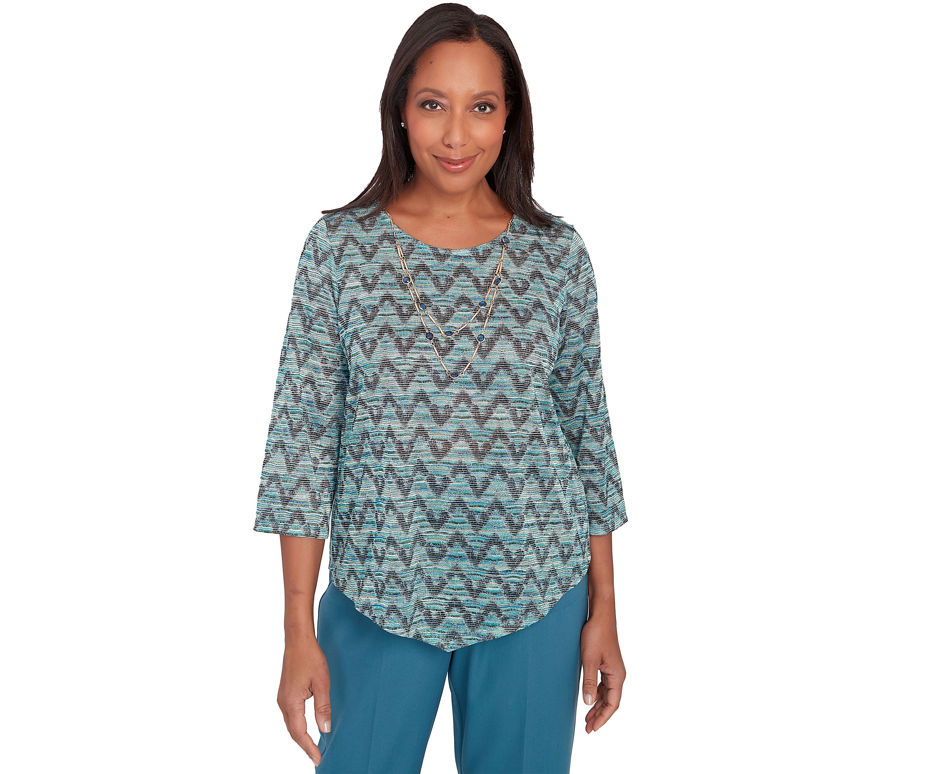 Petite Sedona Sky Novelty Space Dye Top