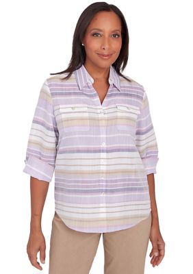 Women's Charm School Stripe Shirt