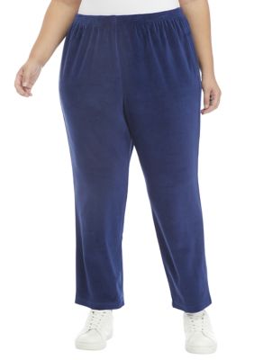 Alfred Dunner Velour Jogger