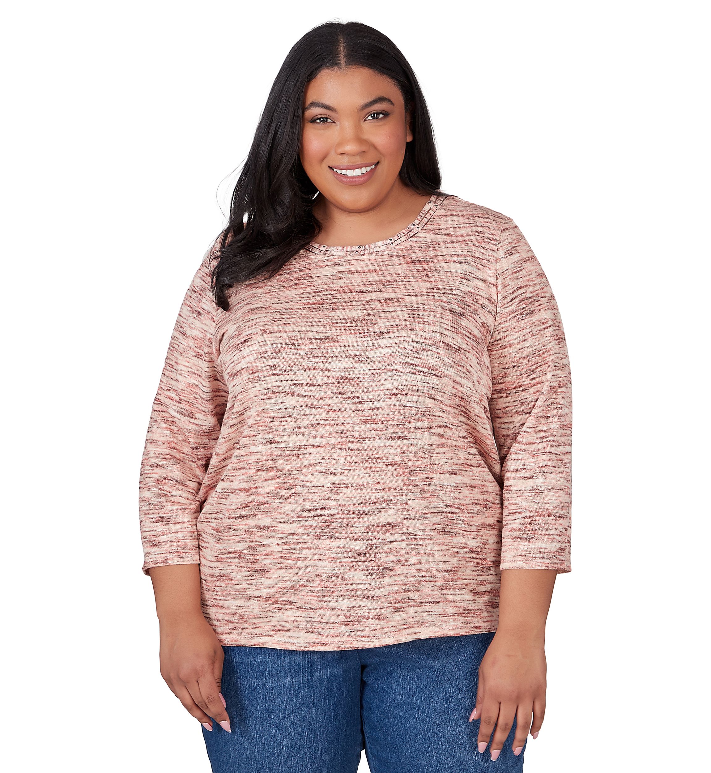 Plus Size Scottsdale Space Dye Top
