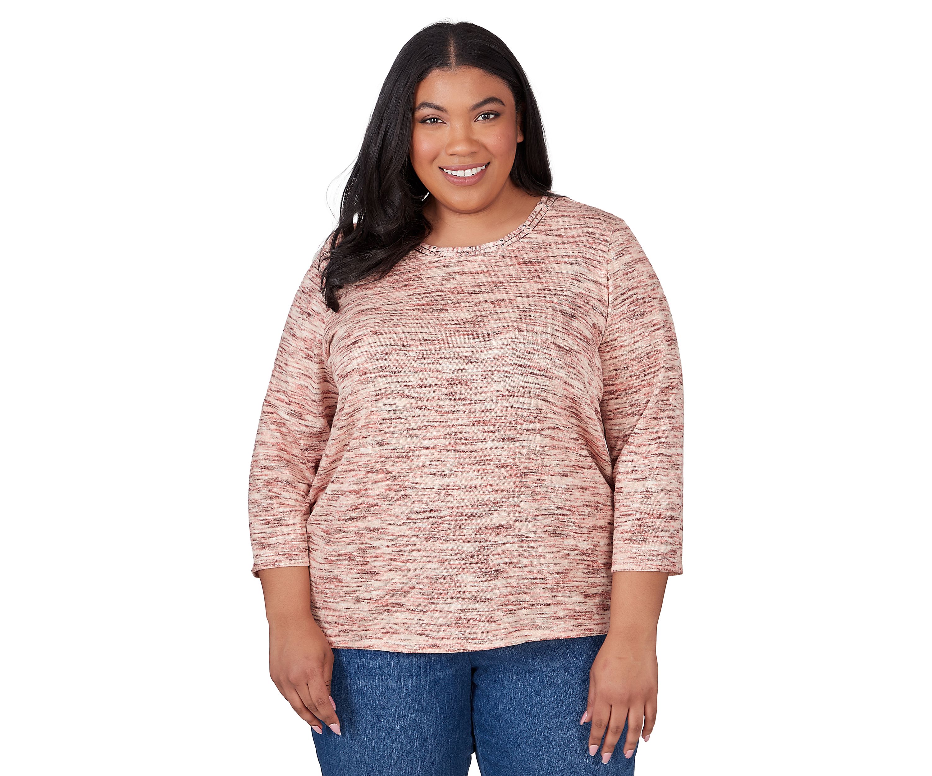 Plus Size Scottsdale Space Dye Top