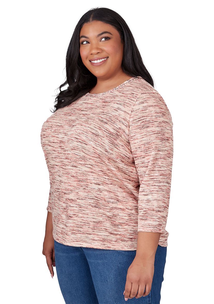 Plus Size Scottsdale Space Dye Top