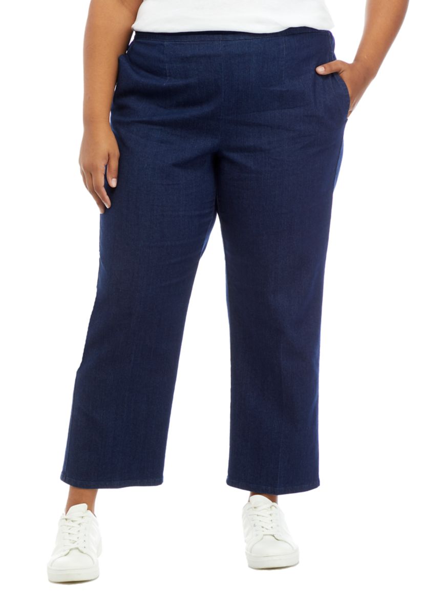 Plus Size Proportioned Short Jeans 