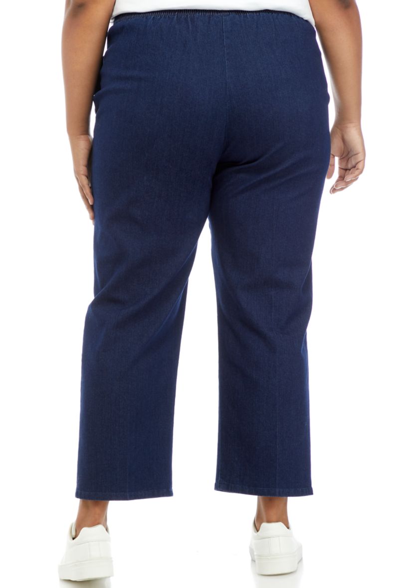Plus Size Proportioned Short Jeans 