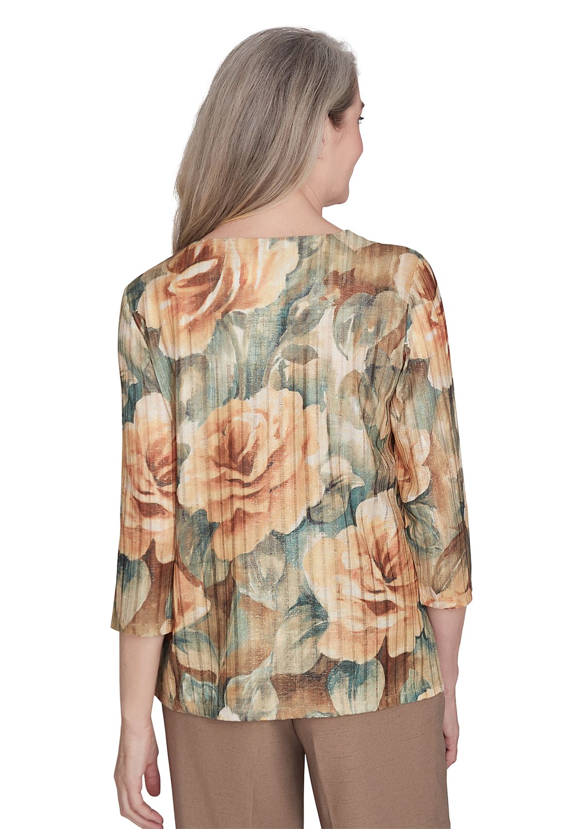 Womens Emerald Isle Vintage Floral Top