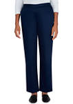 Womens Sateen Proportioned Pull On Pants - Medium Length